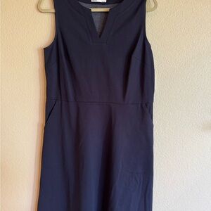 Croft & Barrow Blue Dress V-Neck Sleeveless